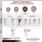 Service Caster 4 Inch High Temp Glass Filled Nylon Bolt Hole Caster Set with 2 Total Lock Brake SCC-BHTTL20S414-GFNSHT-2-S-2 - alternate 5